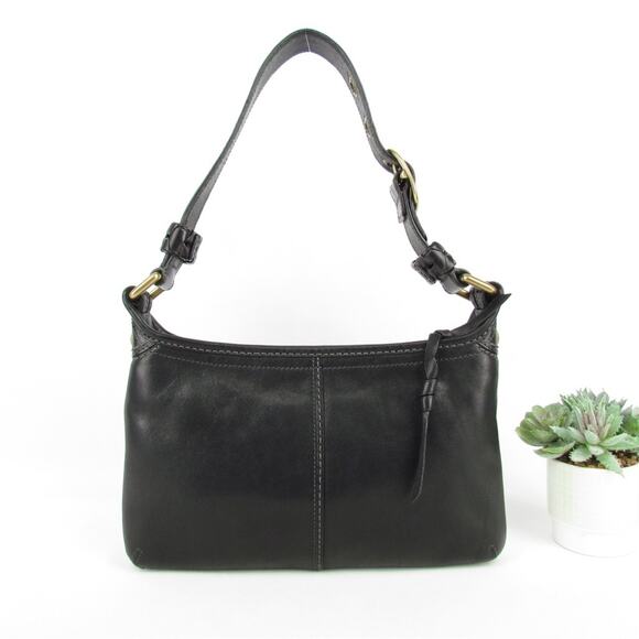 Coach Bleecker Black Leather Bag - Picture 1 of 13